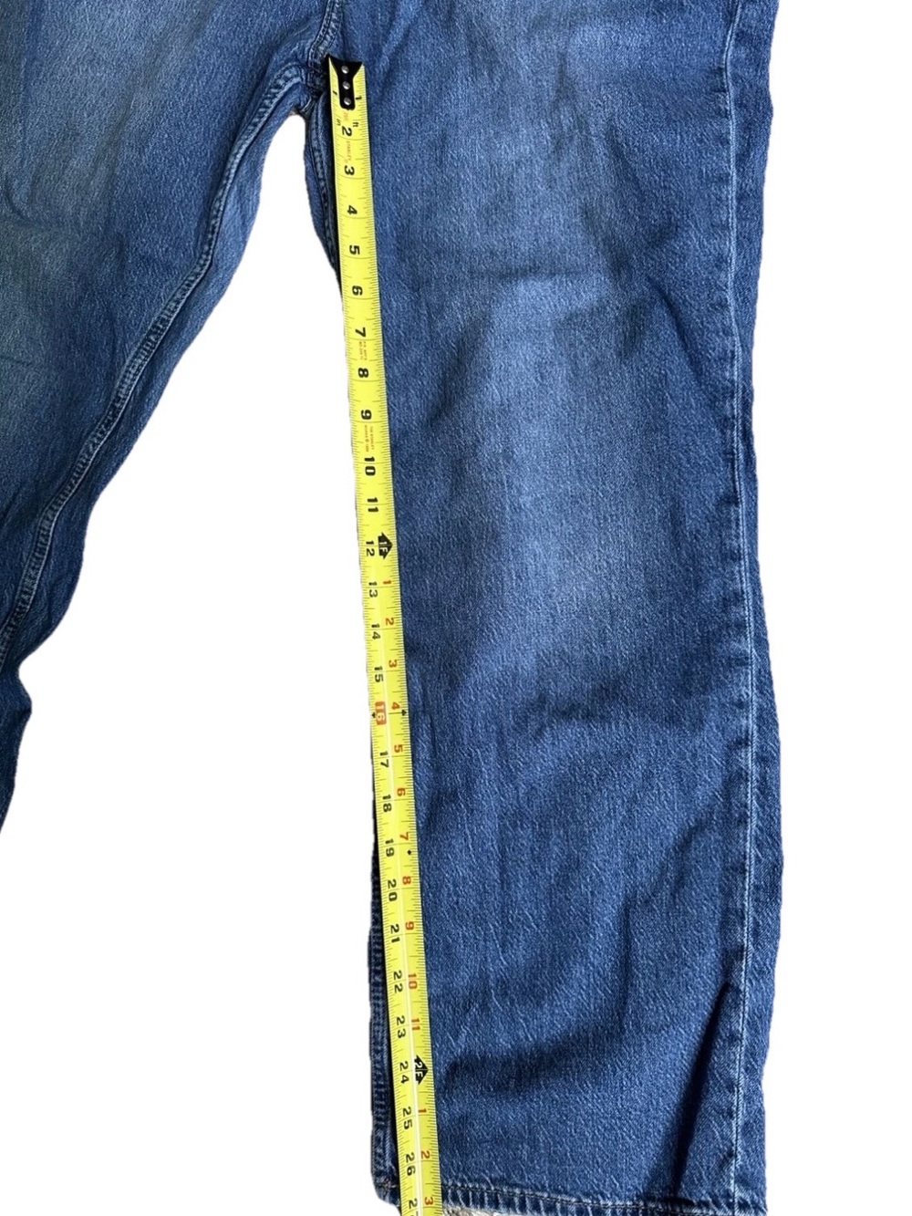 Gap Women's Blue Loose High Rise Denim Jeans Size 32/ 14S - Picture 5 of 9